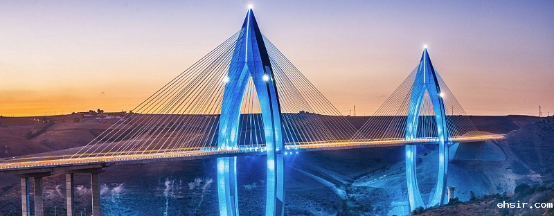 摩洛哥布里格里格河谷斜拉桥